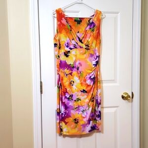 Ralph Lauren Knee Length Floral Dress